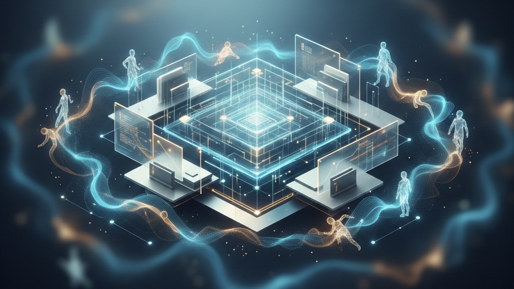 Organization building illustration