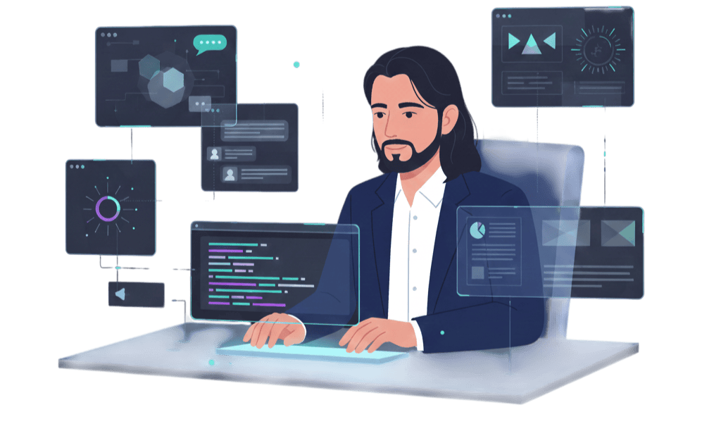 Human-centered design illustration